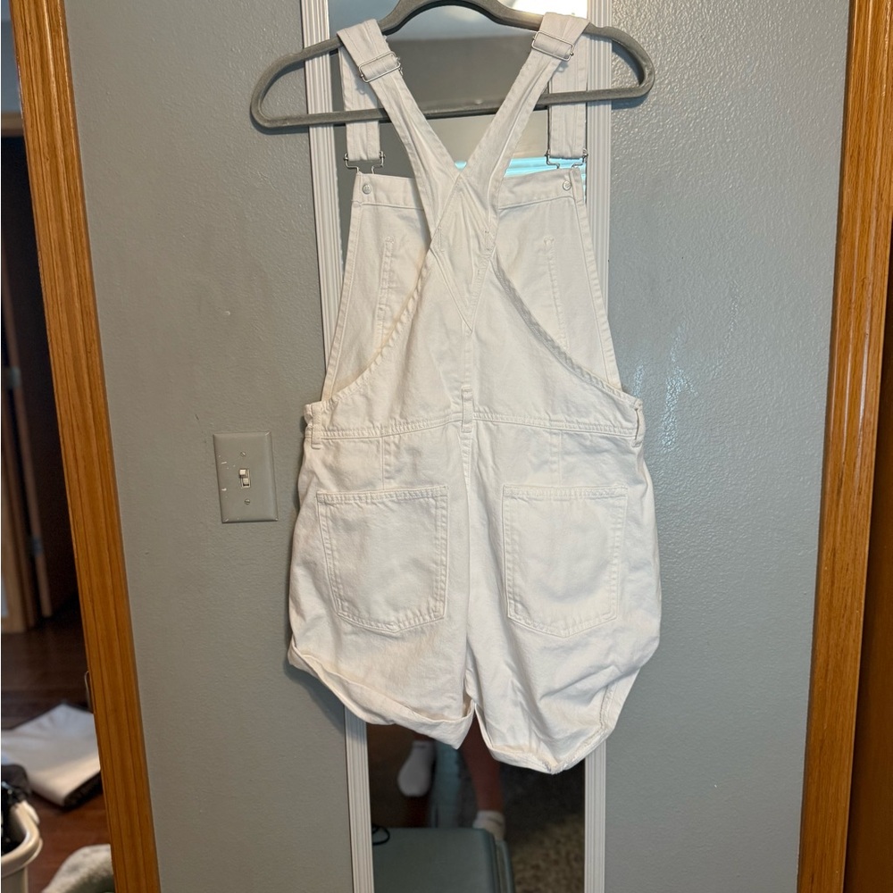 We The Free Ivory Denim Overalls - Picture 2 of 3